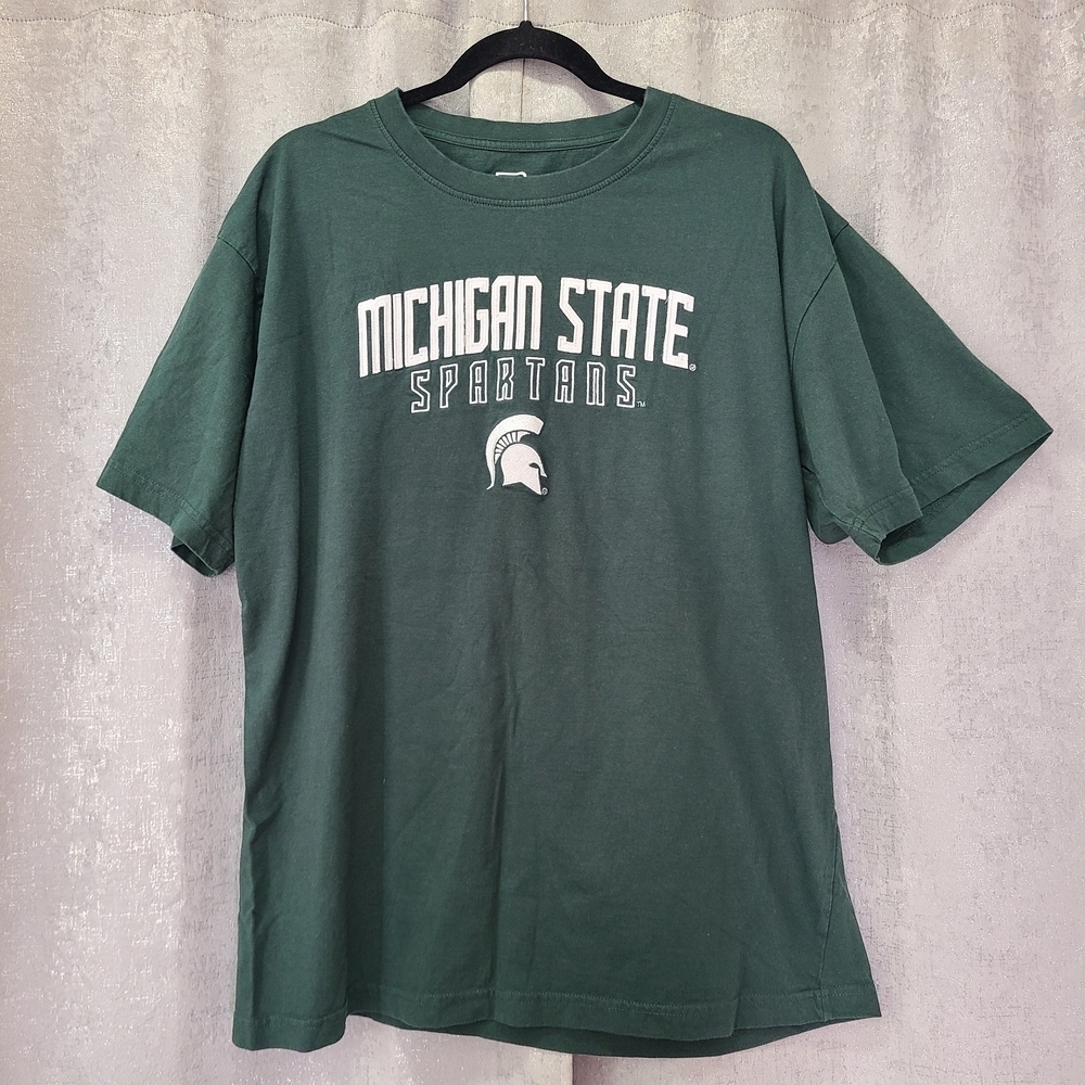 Pro Edge Green Michigan State Spartans Tee Mens XL MSU